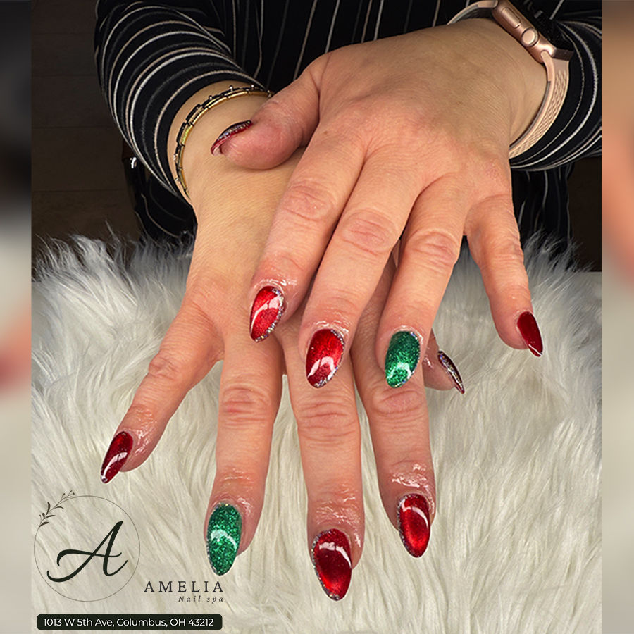 Winter Nails at Amelia Nail Spa